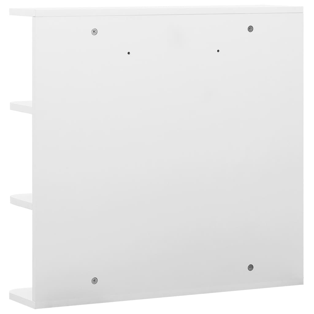 Armario De Baño Con Espejo 66X17X63 Cm Mdf
