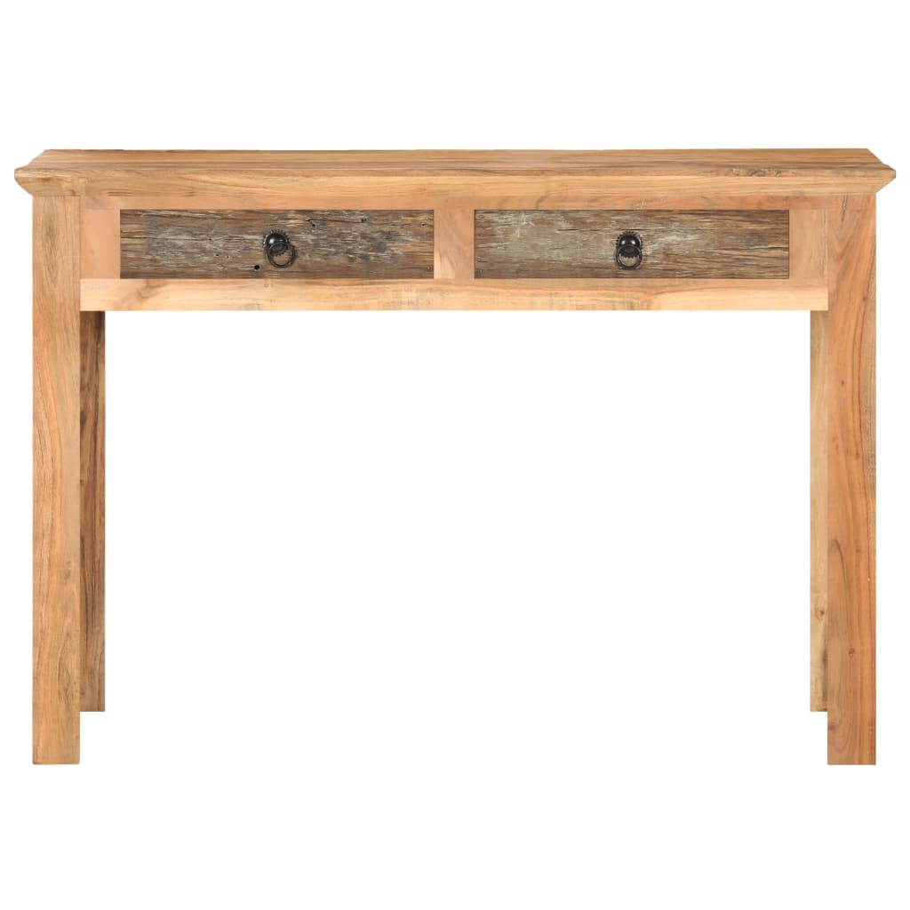 Escritorio De Madera Maciza Reciclada 110X50X75 Cm