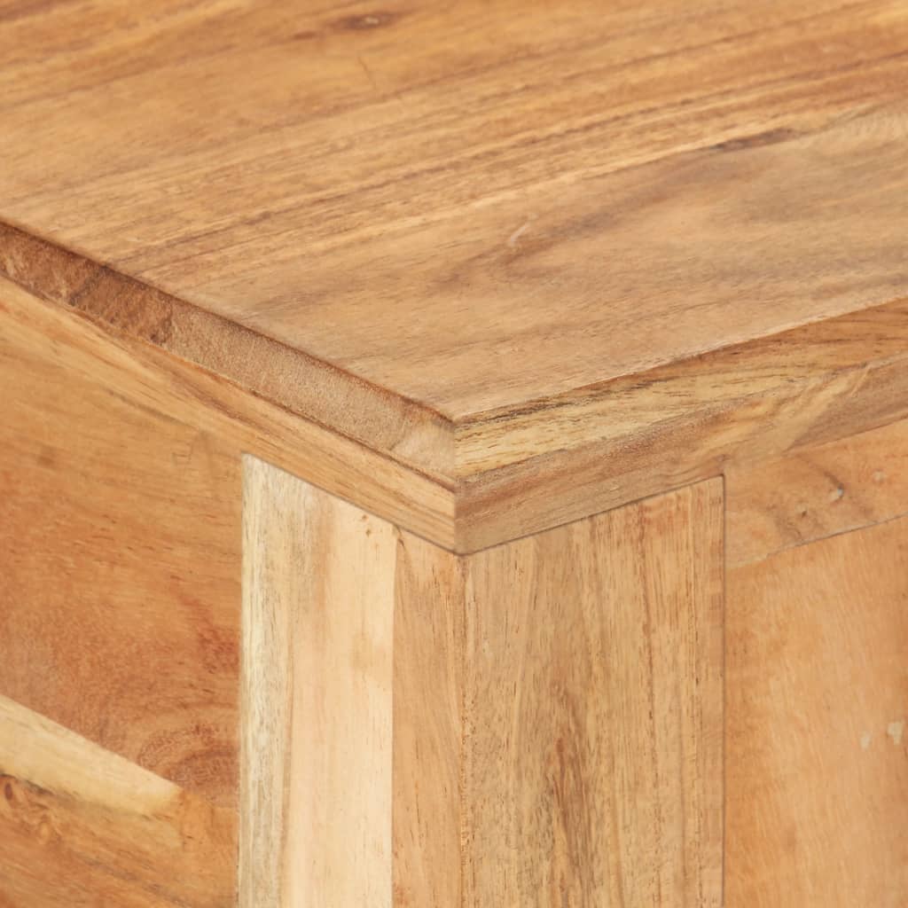 Escritorio De Madera Maciza Reciclada 110X50X75 Cm