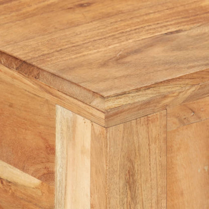 Escritorio De Madera Maciza Reciclada 110X50X75 Cm