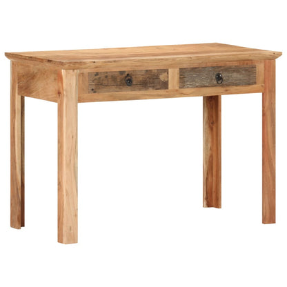 Escritorio De Madera Maciza Reciclada 110X50X75 Cm