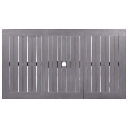 Mesa De Jardín Madera Maciza De Acacia Lavado