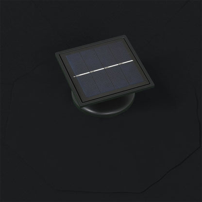 Sombrilla De Jardín De Pared Con Luces Led 300 Cm