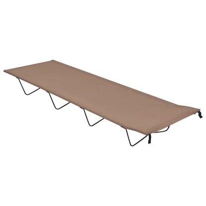Cama De Camping Tela Oxford Y Acero Roja 180X60X19 Cm