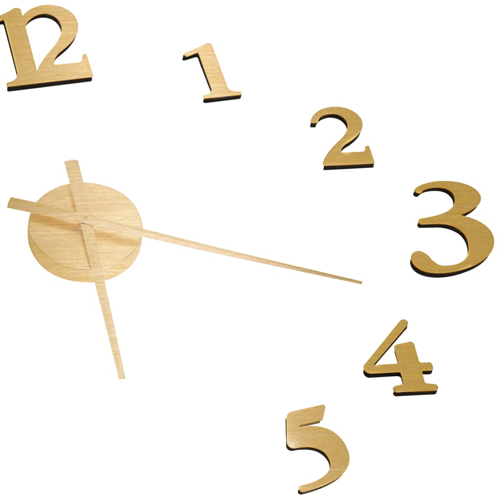 Reloj 3D De Pared Con Diseño Moderno 100 Cm Xxl