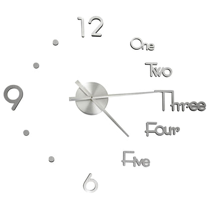 Reloj 3D De Pared Con Diseño Moderno 100 Cm Xxl