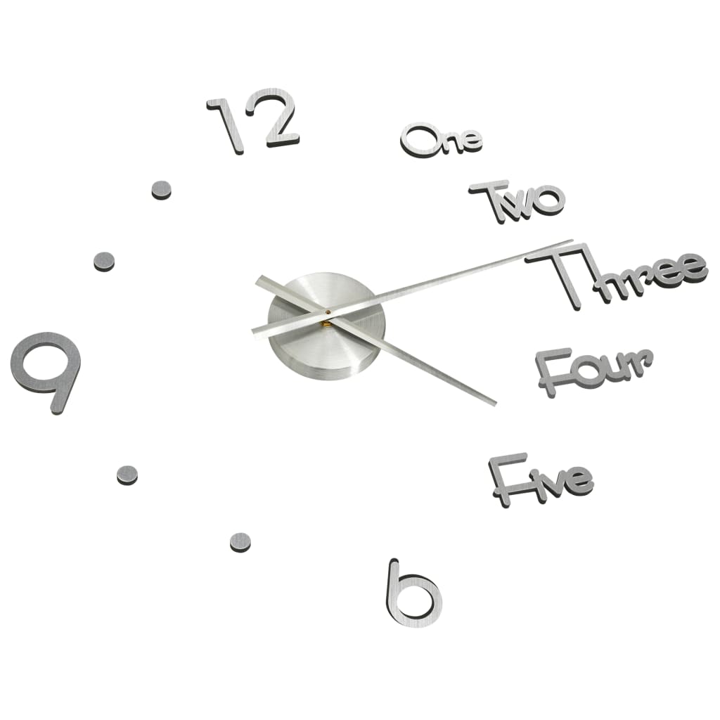 Reloj 3D De Pared Con Diseño Moderno 100 Cm Xxl