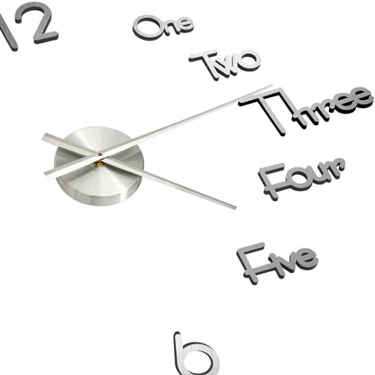 Reloj 3D De Pared Con Diseño Moderno 100 Cm Xxl