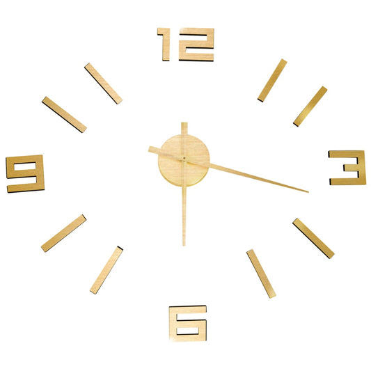 Reloj 3D De Pared Con Diseño Moderno 100 Cm Xxl