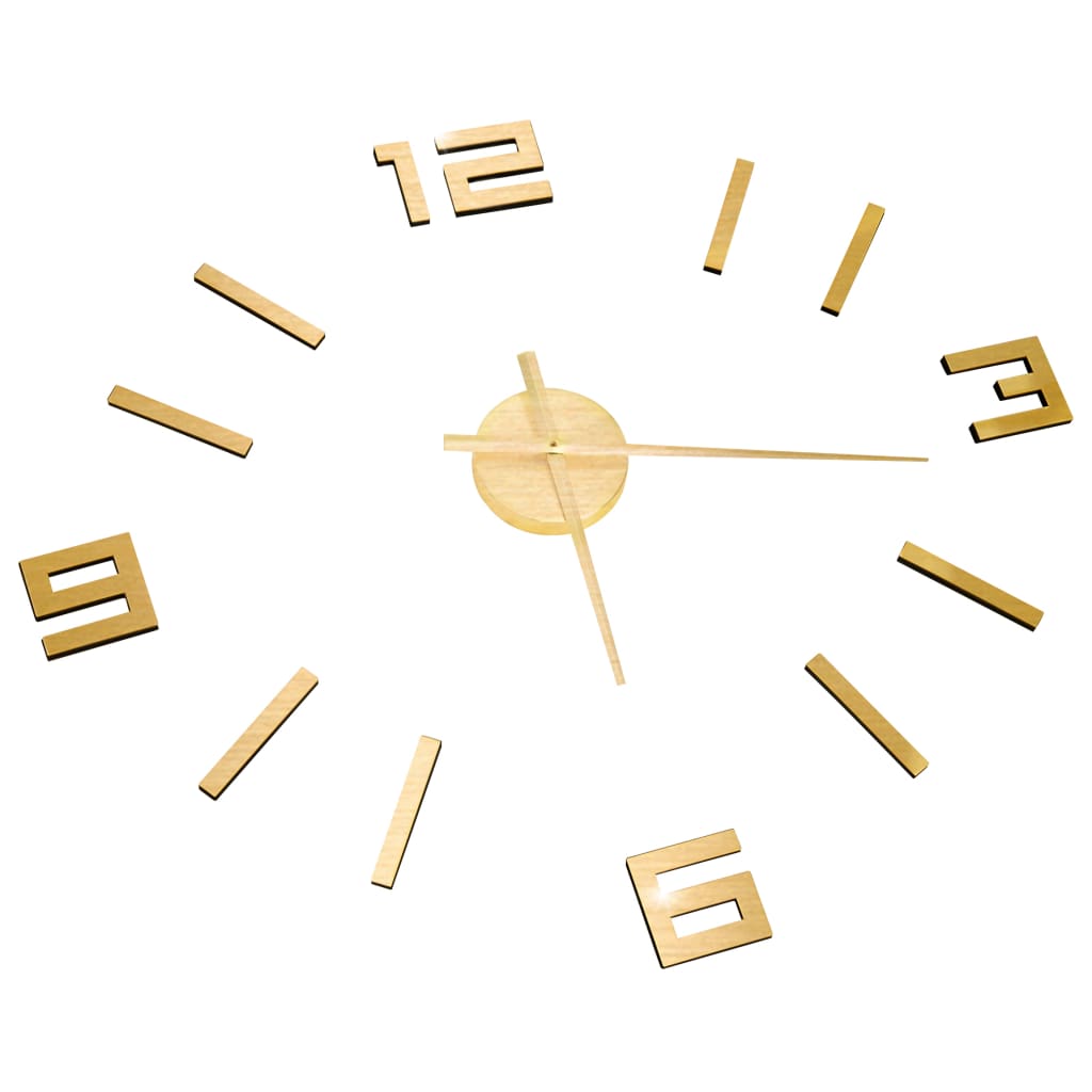 Reloj 3D De Pared Con Diseño Moderno 100 Cm Xxl