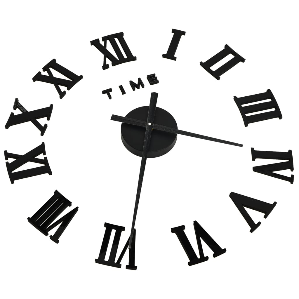Reloj 3D De Pared Con Diseño Moderno 100 Cm Xxl