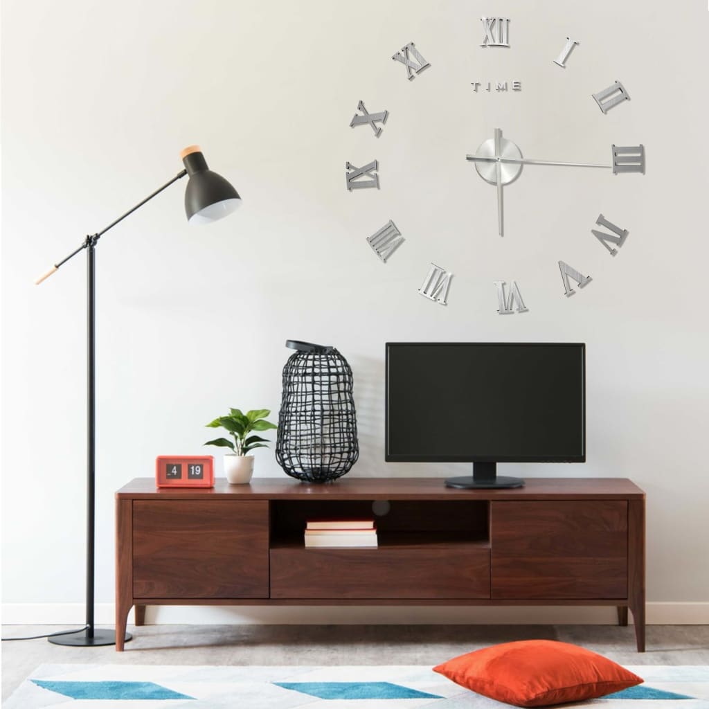 Reloj 3D De Pared Con Diseño Moderno 100 Cm Xxl