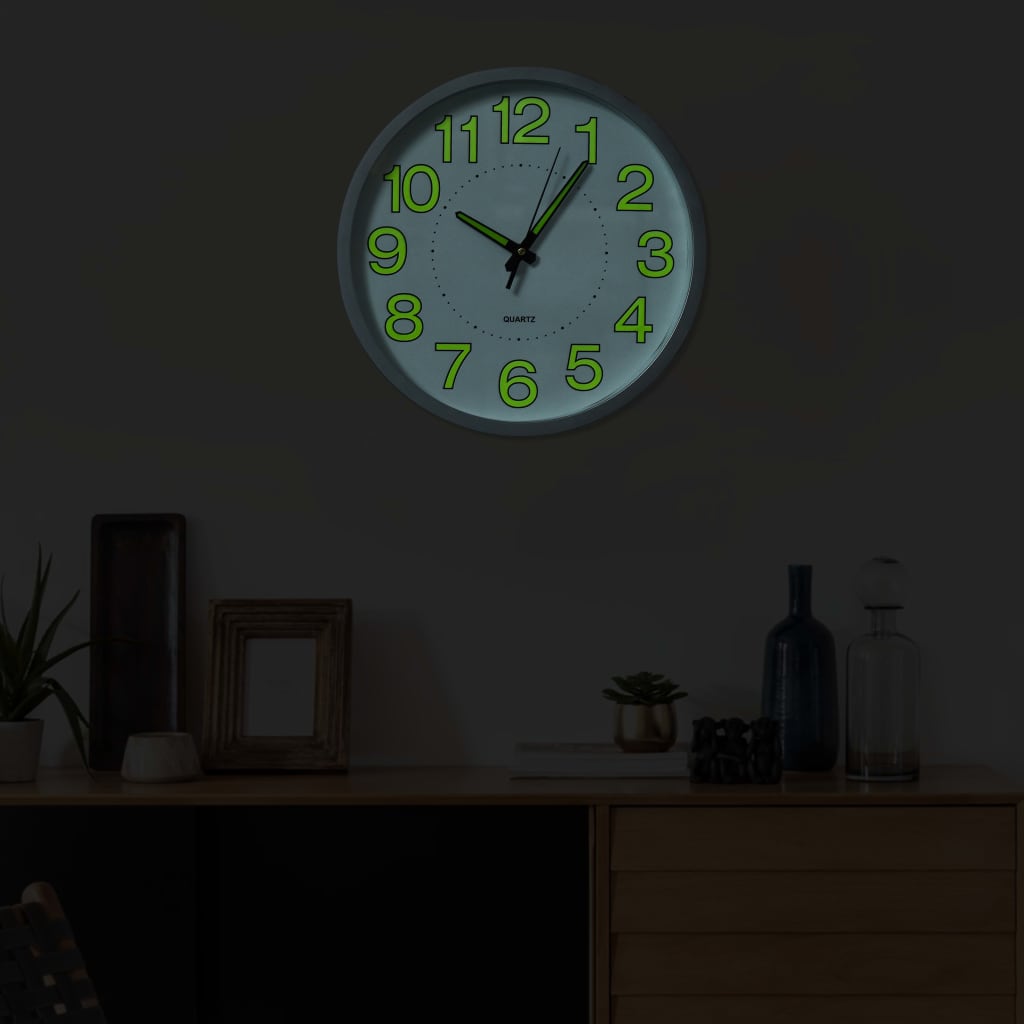 Reloj De Pared Luminoso 30 Cm