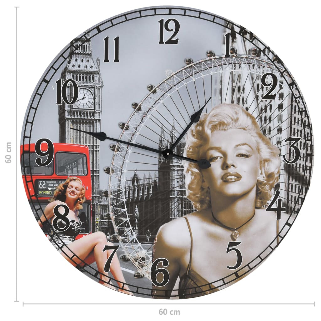 Reloj De Pared Vintage