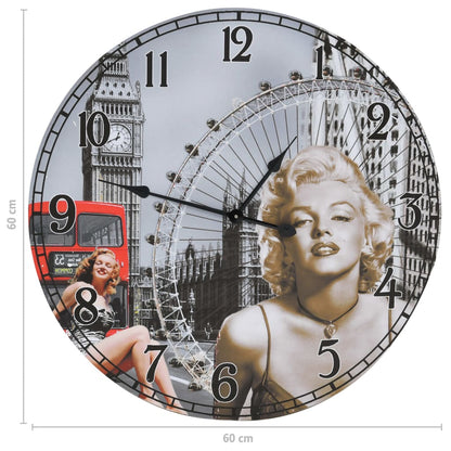 Reloj De Pared Vintage