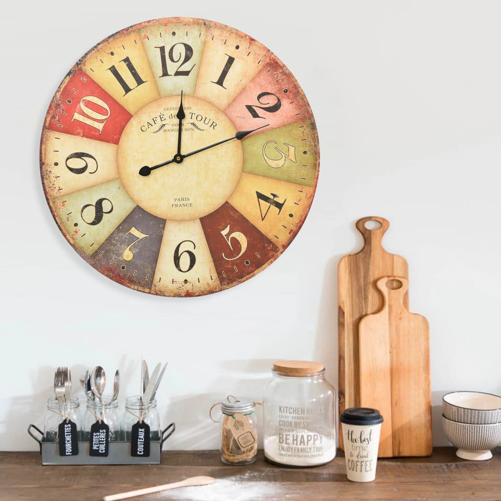 Reloj De Pared Vintage