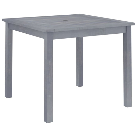 Mesa De Comedor De Jardín Madera Maciza De Acacia