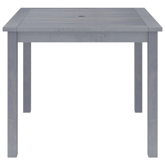 Mesa De Comedor De Jardín Madera Maciza De Acacia