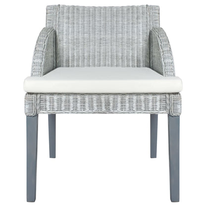 Silla De Comedor Con Cojín Ratán Natural