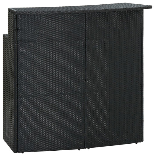 Mesa Alta De Jardín Ratán Sintético 120X55X110 Cm