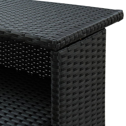 Mesa Alta De Jardín Ratán Sintético 120X55X110 Cm