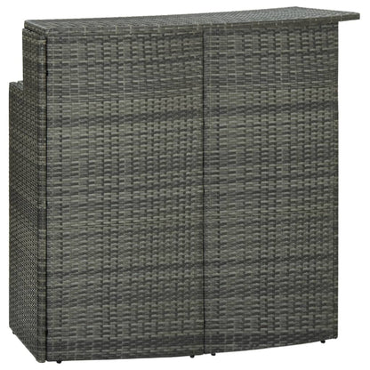 Mesa Alta De Jardín Ratán Sintético 120X55X110 Cm