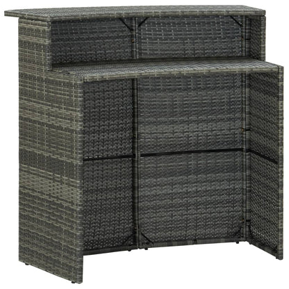 Mesa Alta De Jardín Ratán Sintético 120X55X110 Cm