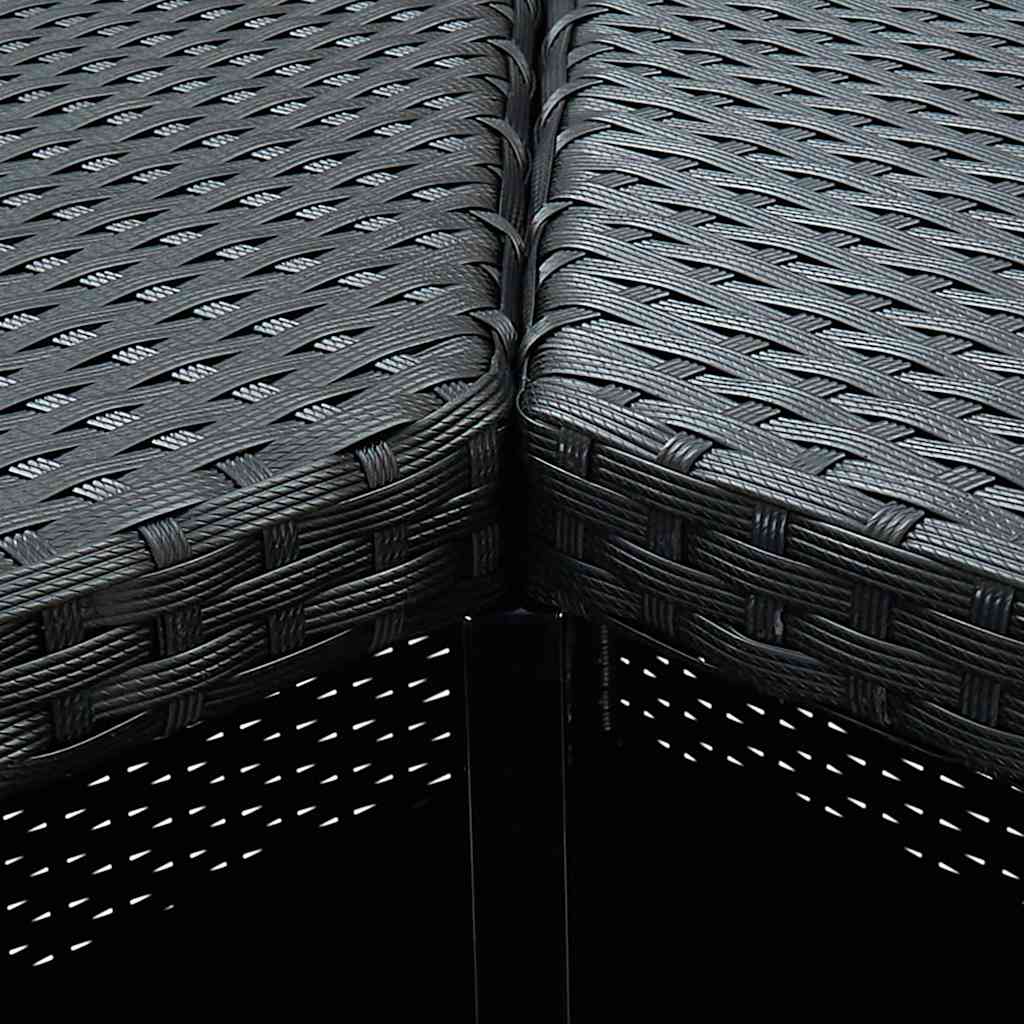 Mesa De Bar De Esquina Ratán Sintético 100X50X105 Cm