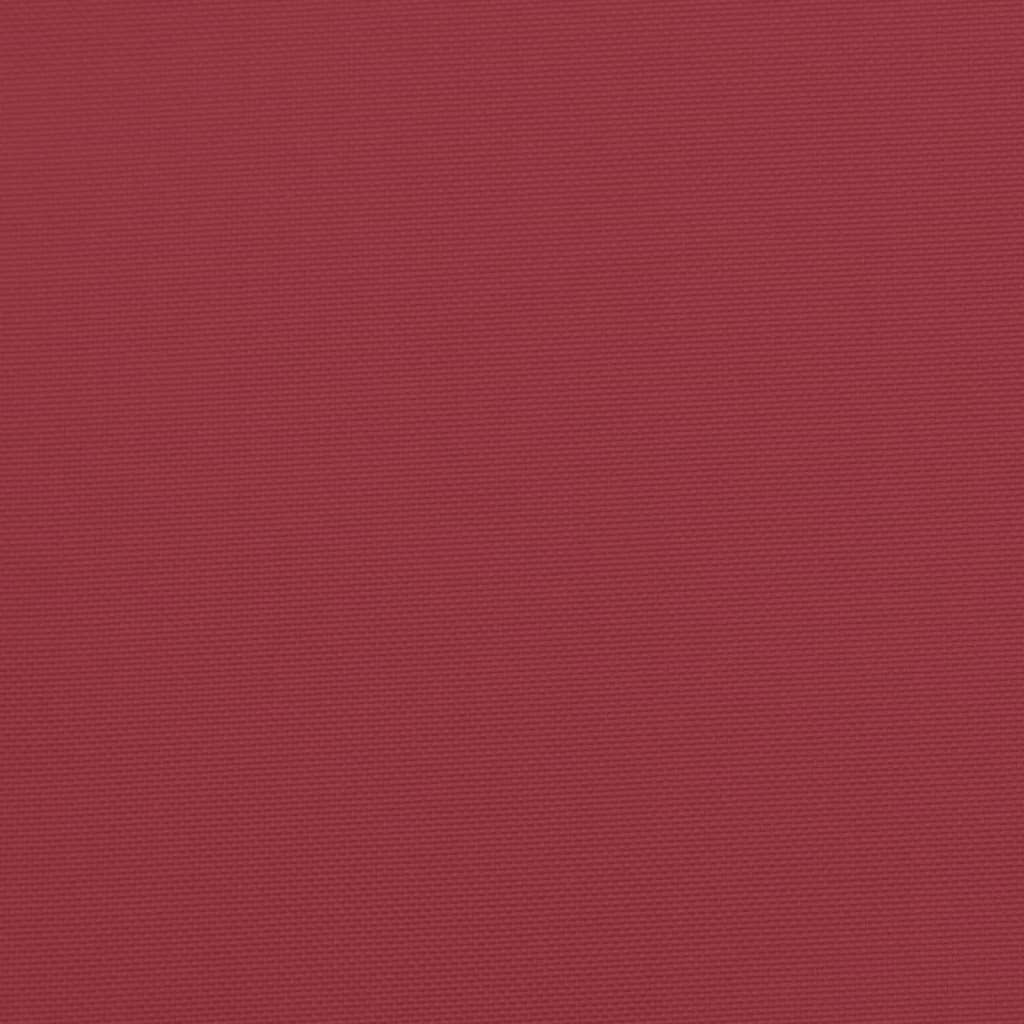 Cojín De Tumbona De Tela Oxford Rojo Tinto