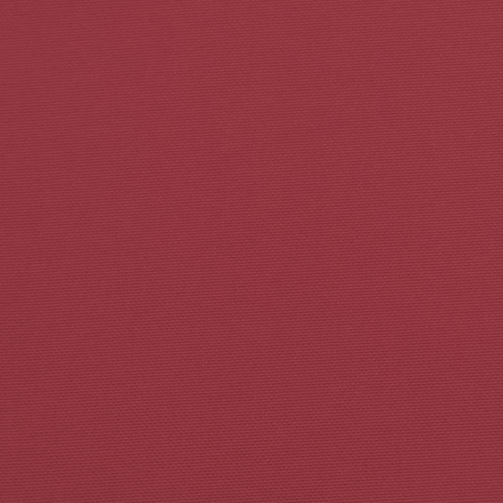 Cojín De Tumbona De Tela Oxford Rojo Tinto