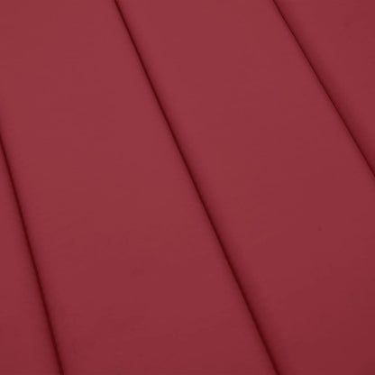 Cojín De Tumbona De Tela Oxford Rojo Tinto