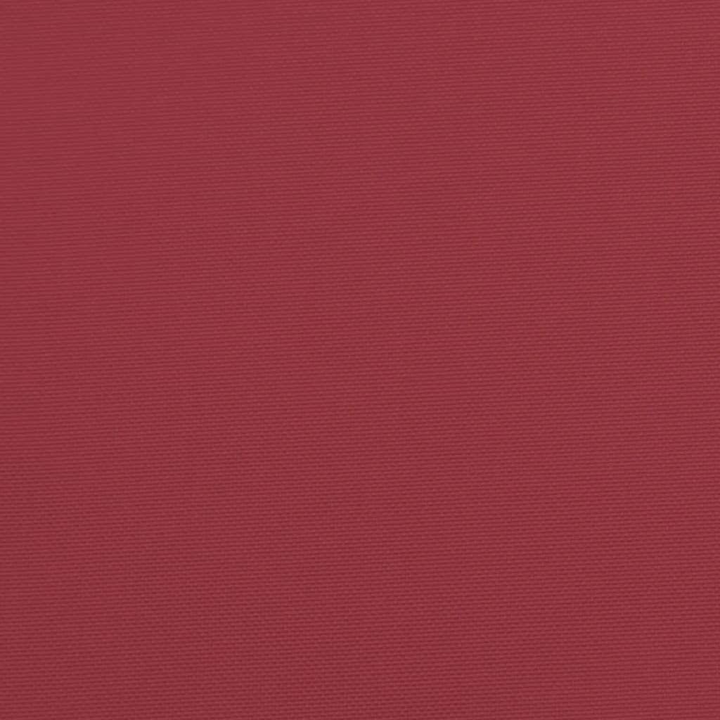 Cojín De Tumbona De Tela Oxford Rojo Tinto