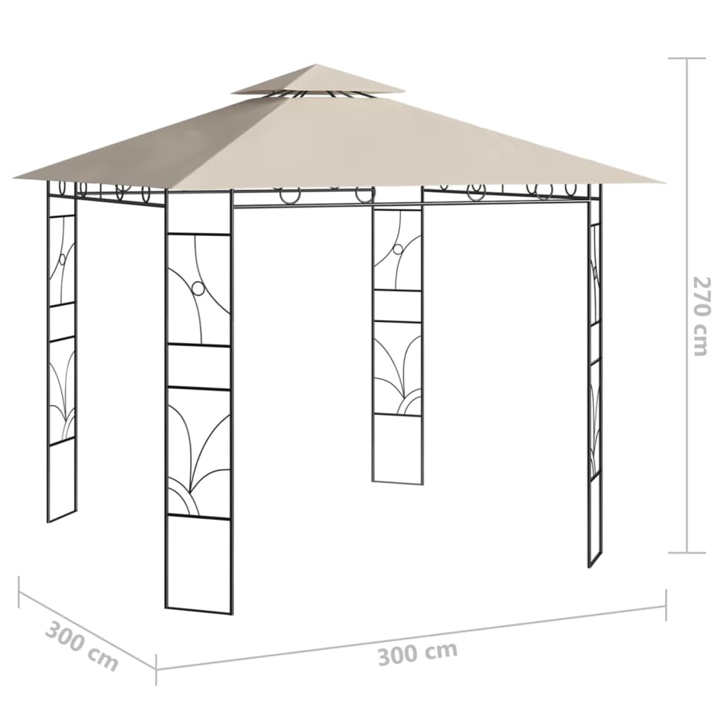 Cenador Color 3X3X2,7 M 160 G/M²