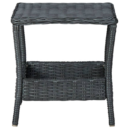 Mesa De Jardín Ratán Sintético 45X45X46,5 Cm
