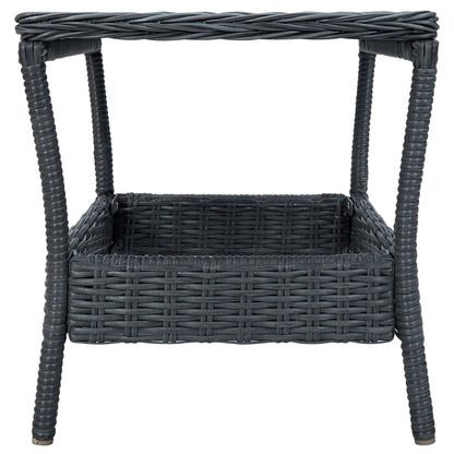 Mesa De Jardín Ratán Sintético 45X45X46,5 Cm