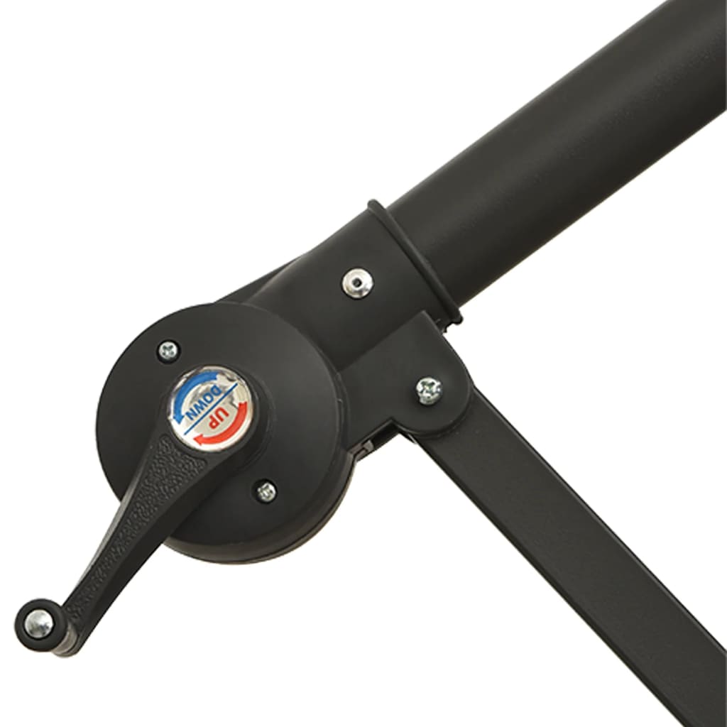 Sombrilla De Jardín Voladiza Con Luces Led Burdeos