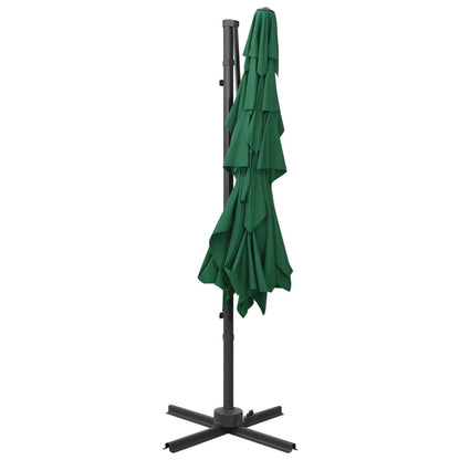 Sombrilla De Jardín 4 Niveles Palo De Aluminio 250X250 Cm
