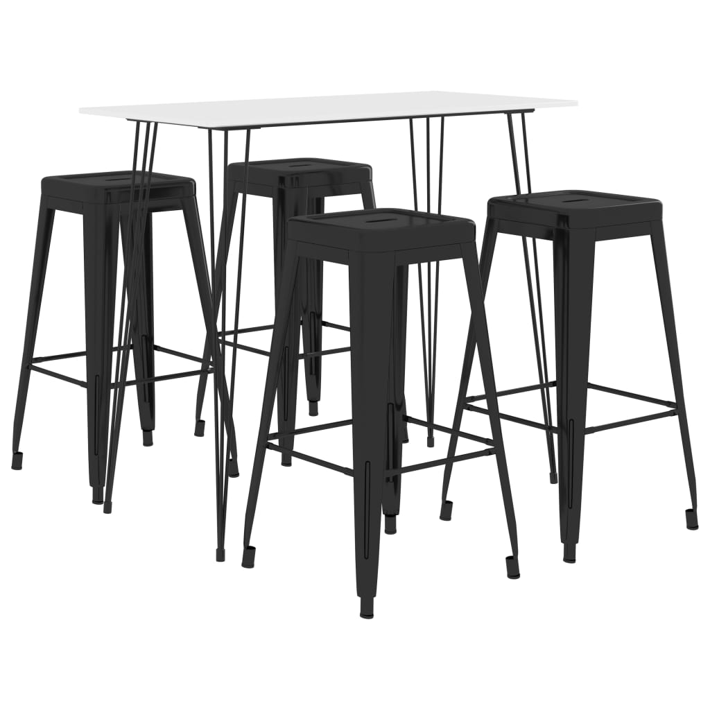 Mesa Alta Y Taburetes De Bar 7 Piezas