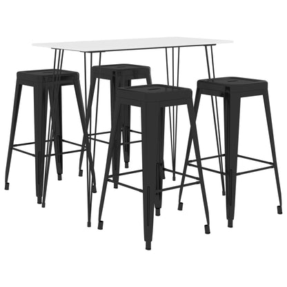Mesa Alta Y Taburetes De Bar 7 Piezas