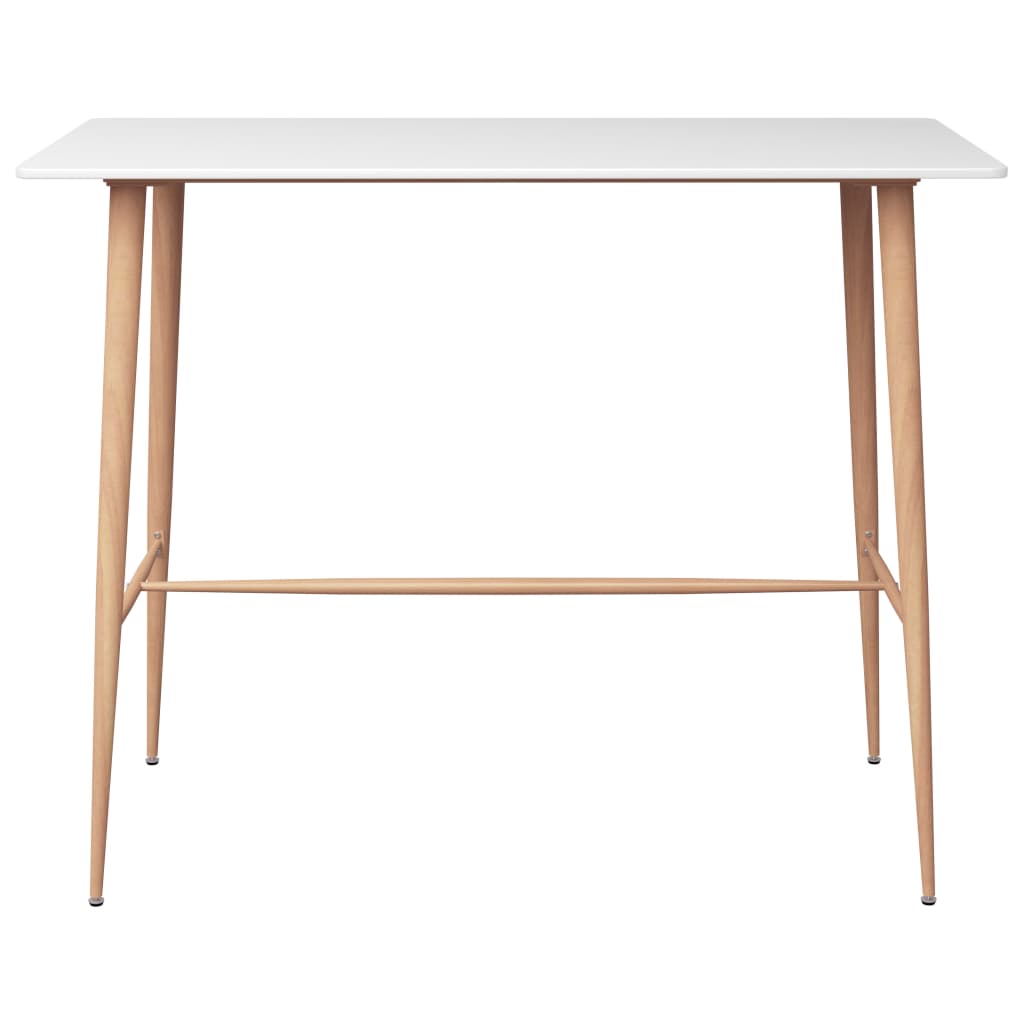 Mesa Alta Y Taburetes De Bar De 7 Piezas