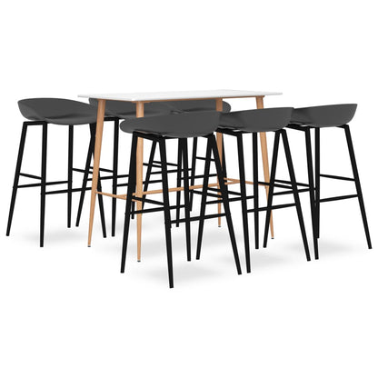 Mesa Alta Y Taburetes De Bar 7 Piezas