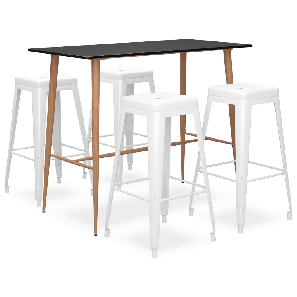 Mesa Alta Y Taburetes De Bar 7 Piezas