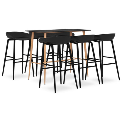 Mesa Alta Y Taburetes De Bar 7 Piezas