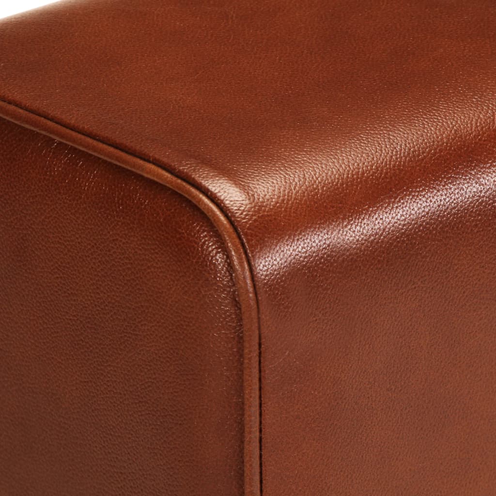 Banco Potro Gimnasio Cuero Auténtico Madera Mango