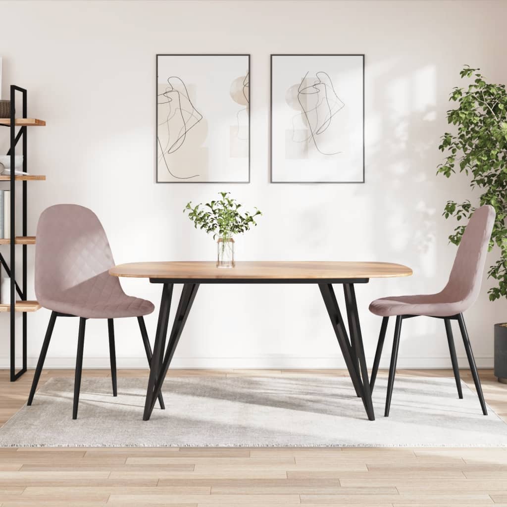 Sillas De Comedor 4 Uds Terciopelo