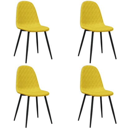 Sillas De Comedor 4 Uds Terciopelo