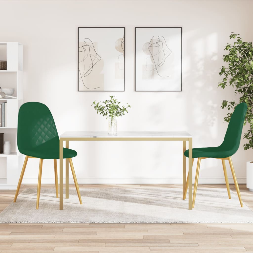 Sillas De Comedor 6 Uds Terciopelo