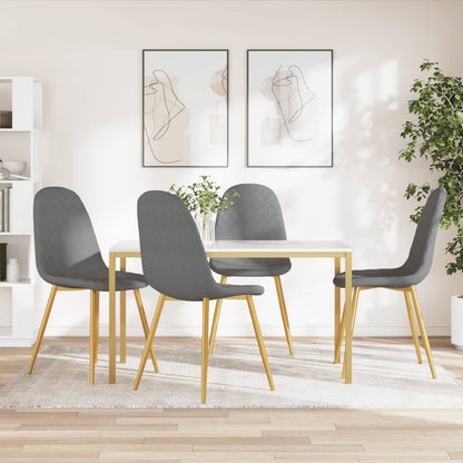 Sillas De Comedor 6 Uds Terciopelo