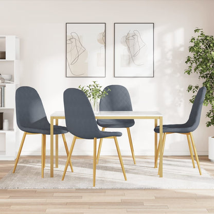 Sillas De Comedor 6 Uds Terciopelo