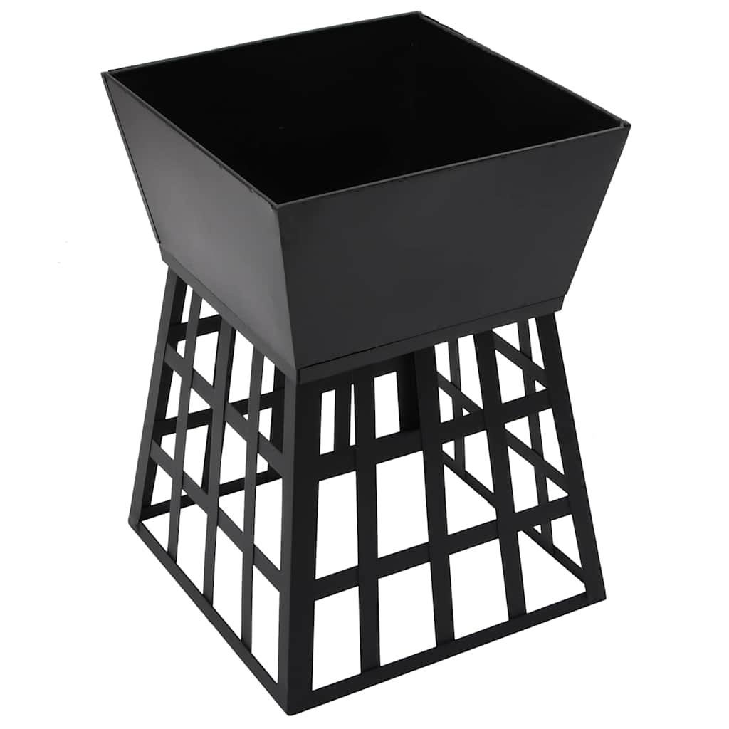 Brasero Y Barbacoa 2 En 1 De Acero 34X34X48 Cm